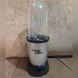 Magic Bullet Blender Single Serve Smoothie Maker Cup Blade Silver